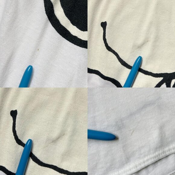 80s vintage Joe Cool snoopy sleep shirt peanuts charlie brown oversized PJ top. - Picture 5 of 6